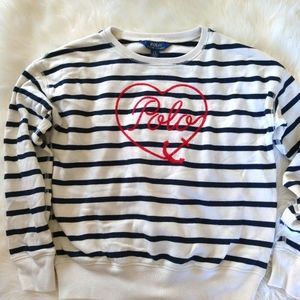 Ralph lauren big girls sweatshirt